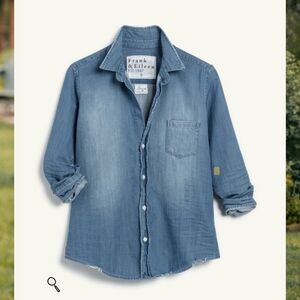 Frank & Eileen Barry Shirt in Distressed Vintage Wash